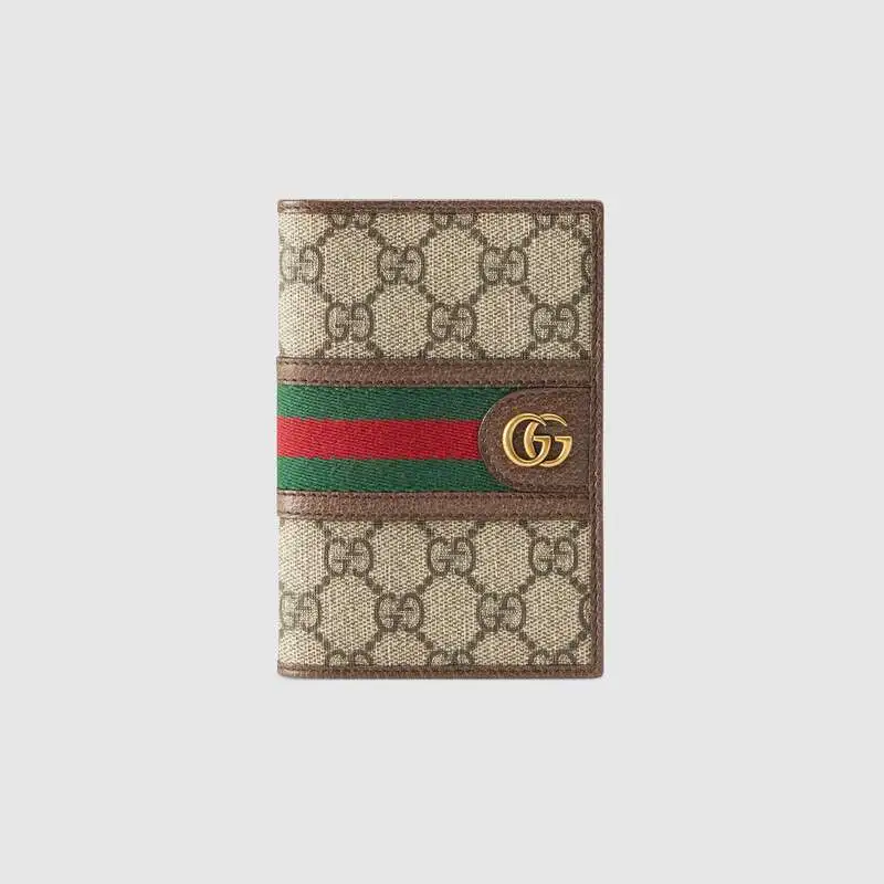 Gucci Ophidia GG чехол для паспорта, держатель для паспорта, защитный чехол, держатель для карт, кредитный чехол 597620 96IWT 8745