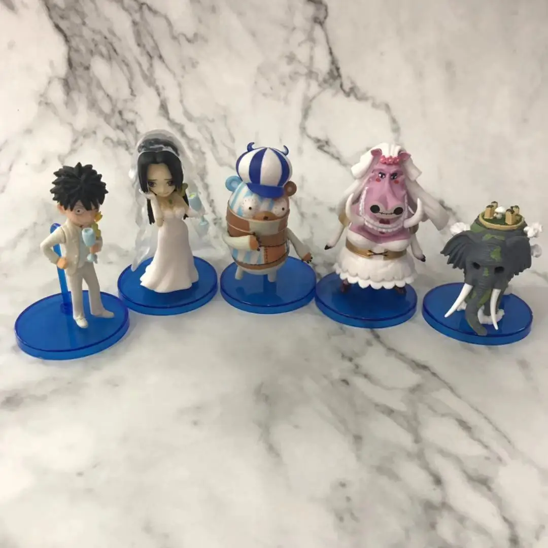 17 поколение 5-Piece WCF Luffy женский император брак Кумаси Ко Чанг лодка эльфы Роджер капсула игрушка украшение
