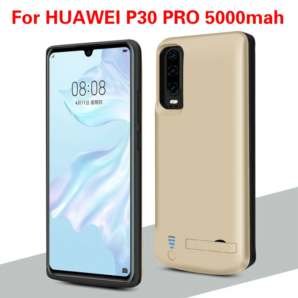 P30 Pro 6.47 inch Аккумулятор Чехол для huawei P30 5000mah внешний аккумулятор зарядное устройство чехол для huawei P30 Pro зарядное устройство чехол - Цвет: P30 Pro 6.47 inch