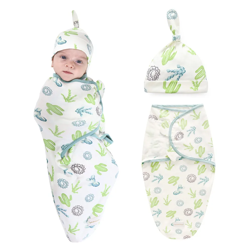 bebê saco de dormir envelope cocoon swaddle envoltório macio algodão recebendo cobertor sleepwear meses conjunto de cama presente