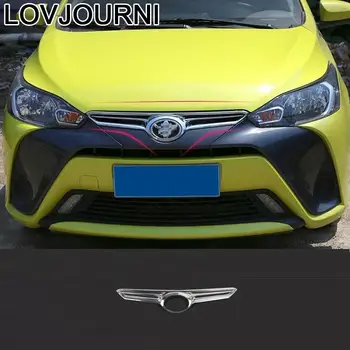 

Car Panels Foot Pedal Rear Bumper Grille Exterior Chromium Modified Modification Decoration Covers 17 FOR Toyota Yaris Hatchback