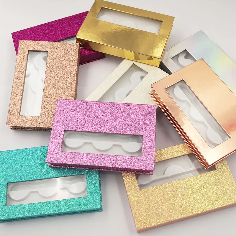 20pcs wholesale 3pair 25mm false eyelashes packaging box fake 3d mink lashes boxes faux cils strip Rectangle magnetic case empty | Красота и