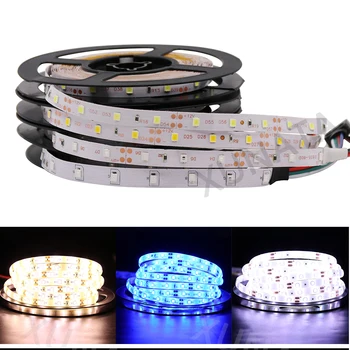 

5M LED Strip SMD2835 12V Fita Tira Led Light 60 LEDs/m Flexible LED Ribbon Diode IP65 Waterproof Led Stripe White/Green/Blue/RGB
