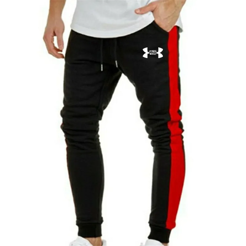 

Jogging Pants Men Striped Sport Sweatpants Running Pants GYM Pants Men Cotton long pants Fitness Jogger Bodybuilding Trouser