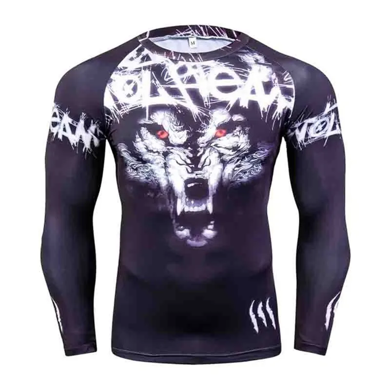 MMA Rashguard Boxen Jersey футболка Herren тематика Бразильское джиу джитсу для спортзала