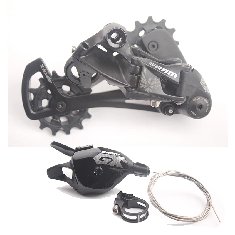 no serial codes SRAM GX EAGLE 1X12S 12 скоростной комплект для горного велосипеда, набор рычагов переключения передач, триггер с правой стороны, задний переключатель, черный - Цвет: no serial codes