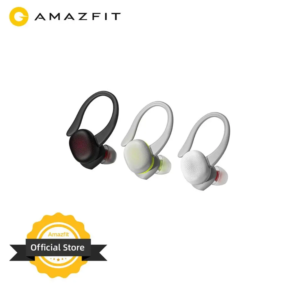 2020 CES Amazfit Powerbuds TWS беспроводные наушники вкладыши с пульсометром Bluetooth для iOS