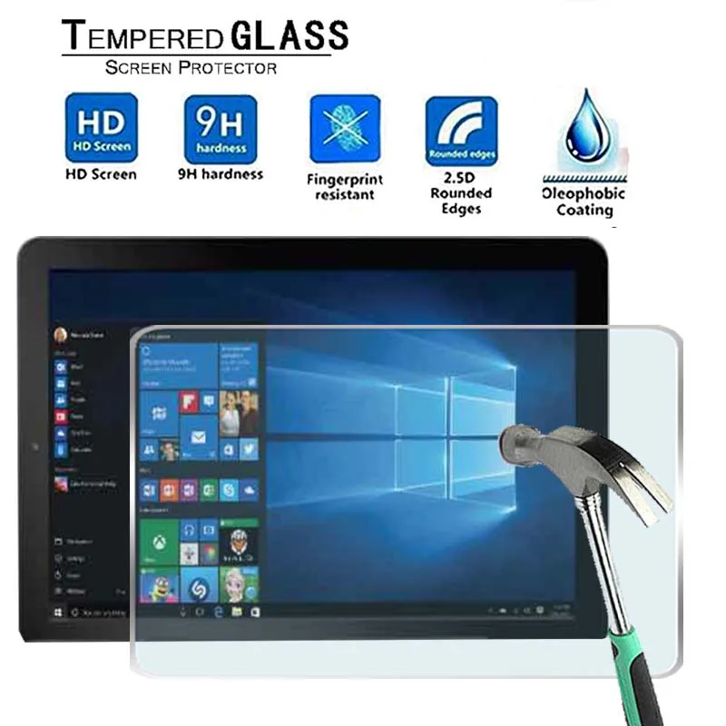 Protector de pantalla de vidrio templado para tableta, Protector de película de protección para RCA Cambio W101 V2 de 10,1 pulgadas, Premium 9H