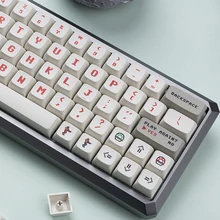 

FC Family Computer Key Caps PBT Dye Sublimation Gaming XDA Profile Keycaps PBT Sublimation Adapted Mechanical Keyboard