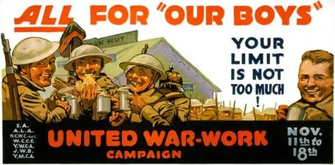 Всевозможный наш мальчик объединенная работа WWI WW1 пропагандистский постер