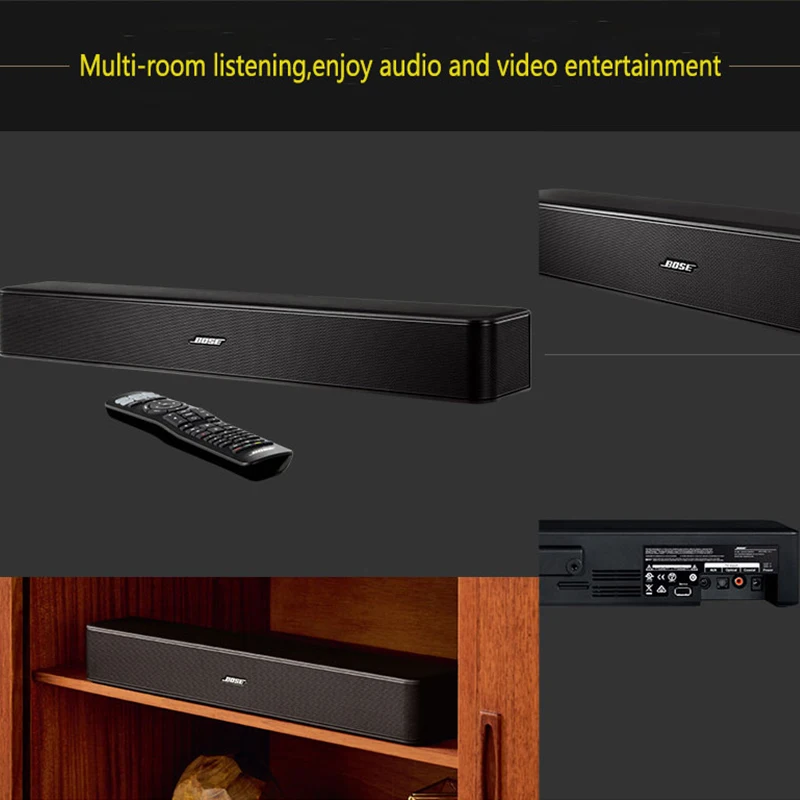 Bose SOLO 5 ТВ Bluetooth аудио для дома гостиной динамик домашний кинотеатр маленький и практичный Саундбар эхо стена