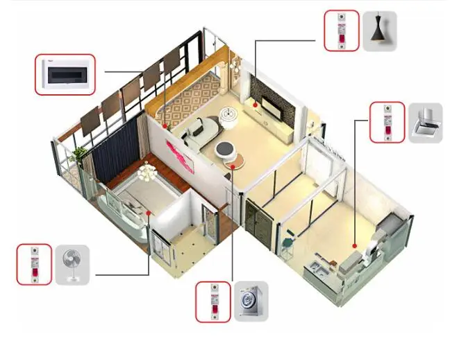 Barato tipo b tipo Rcd Chzfgold Preço Rccb Terra Vazamento Corrente Interruptor dc Rcd 2p 4p 16a 20a 32a 40a 50a Computers & Electronics
