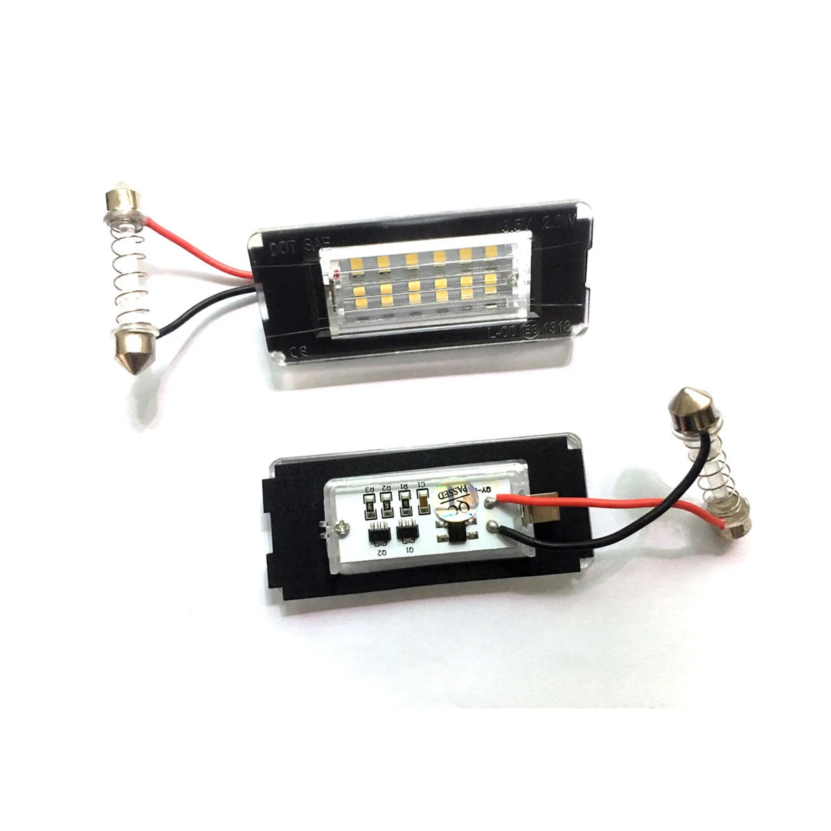 2X 18SMD номерной знак светильник светодиодный без ошибок лампа для MINI Cooper R56 R57 R58 R59 автомобильный светильник супер яркий