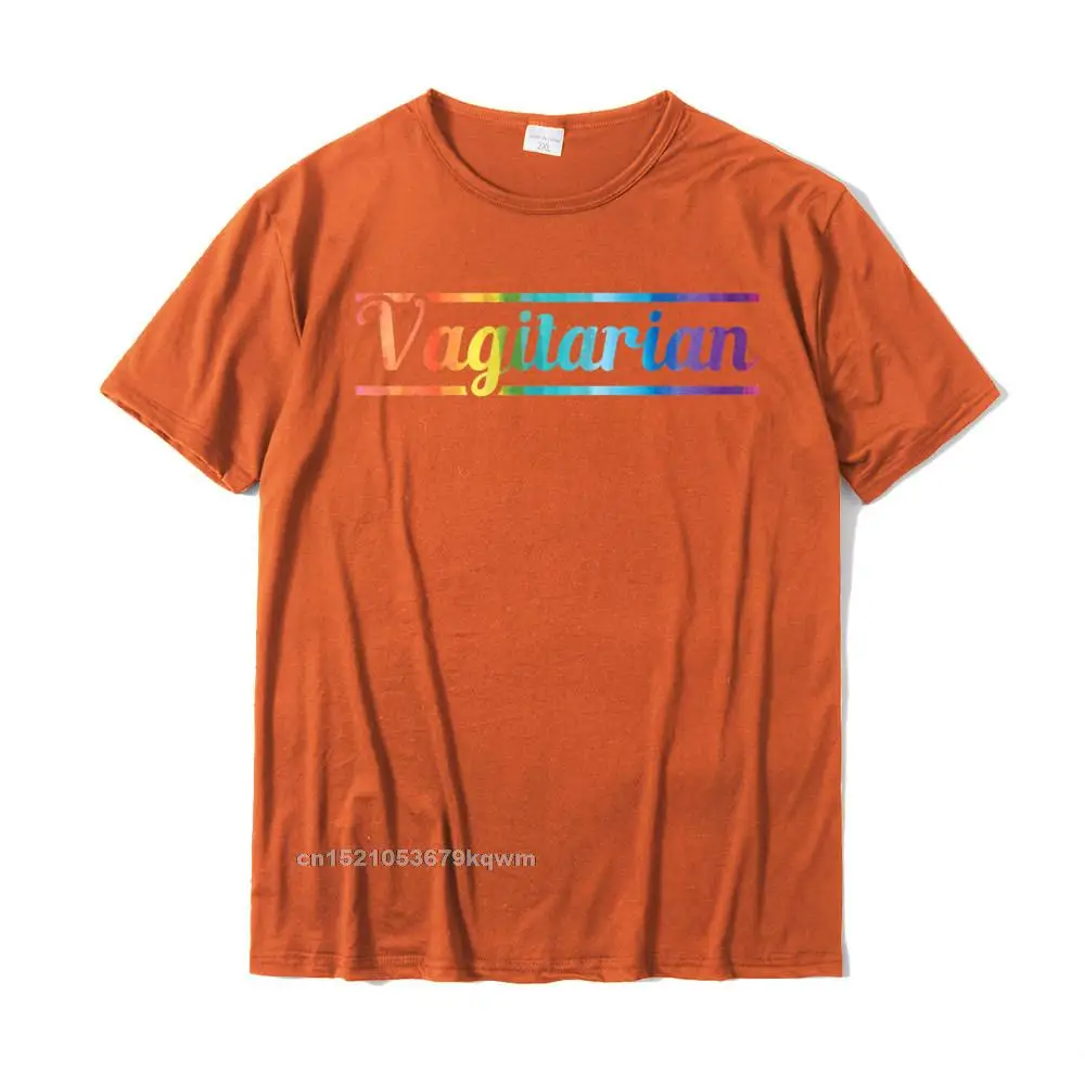 Hip hop 100% Cotton Fabric Tees for Men Cool T Shirts Summer Hot Sale Round Neck Top T-shirts Short Sleeve Wholesale Funny Vagitarian Lesbian Gay Couple Valentines Day LGBT Premium T-Shirt__3919 orange