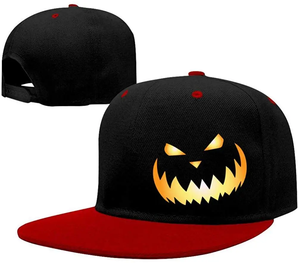 Страшная Тыква шапка Хэллоуин унисекс Мода Регулируемый взрослых Snapback шляпы