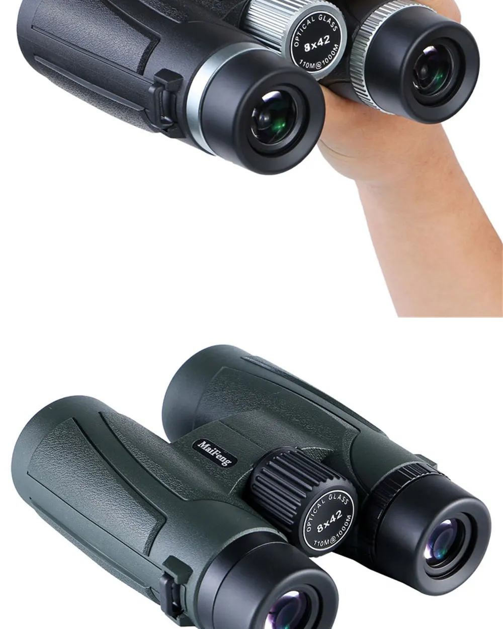 Maifeng 8x42 водонепроницаемый бинокль мощные профессиональные телескопы bak4 HD анти-туман LLL ночного видения Оптическое стекло Новинка 3 цвета