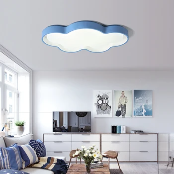 

Modern led Ceiling chandeliers For Kids Bedroom clouds Chandelier lighting minimalism Iron Acrylic lustres para sala de jantar