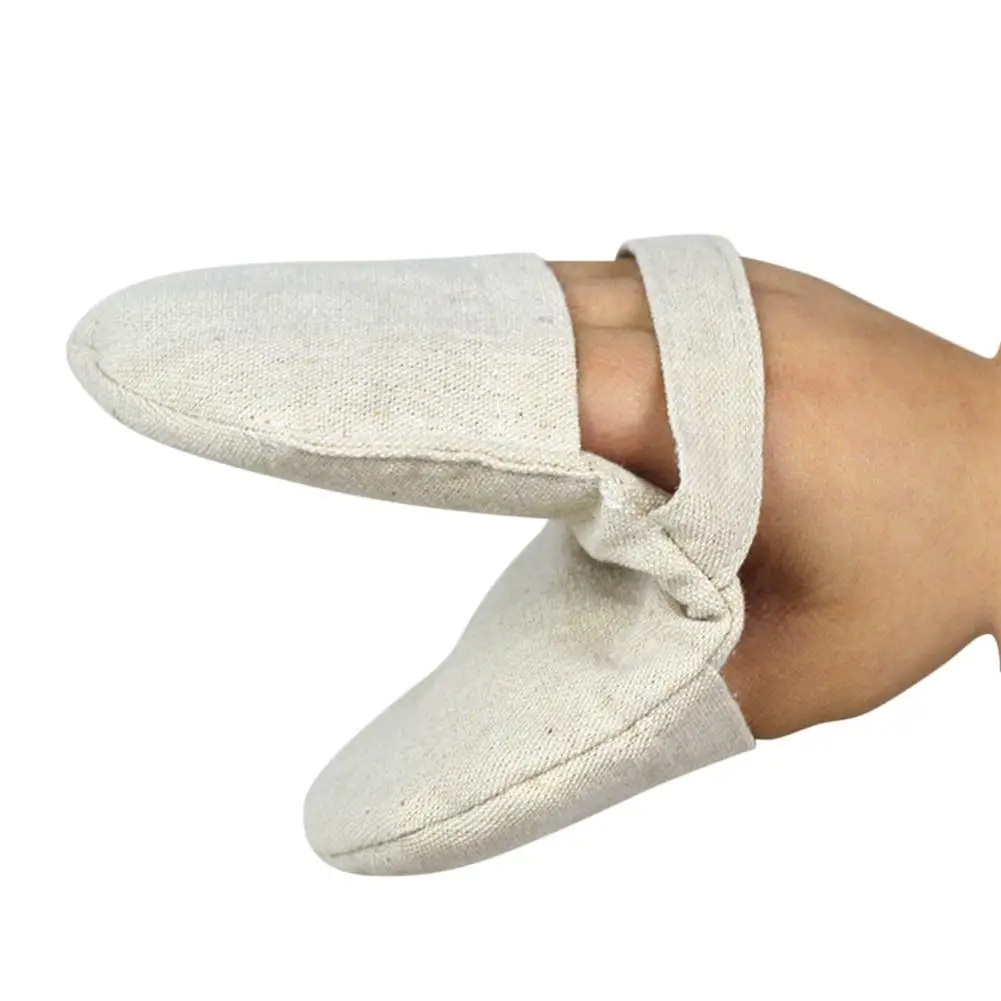 Cotton Oven Mitt Thickened Heat Resistant Gloves Fingertip Oven Microwave Mitt Pot Holder For Handling Hot Kitchen Bakeware Tool