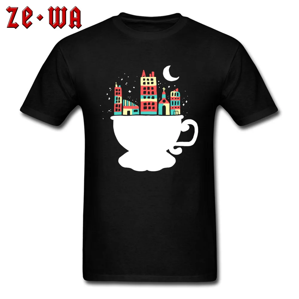 Little World Mens TShirt Short Sleeve T Shirt Summer Round Collar All Cotton Men T-shirts Normal Tees High Quality Night Tops |