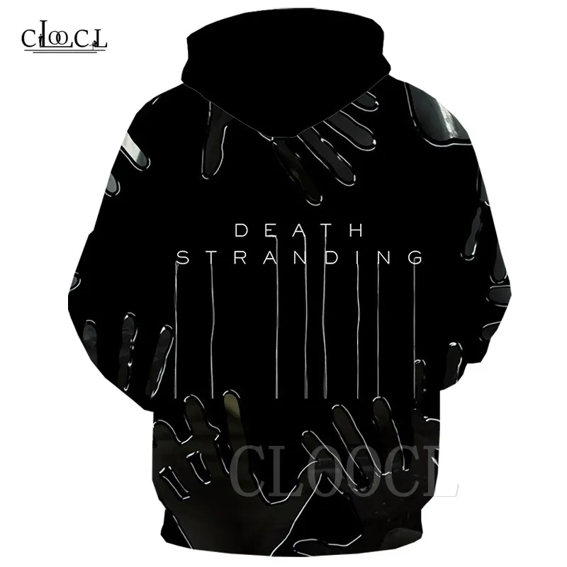 Новое поступление, толстовка с капюшоном в стиле игры Death Stranding, Coaplsy, пальто с капюшоном, модная мужская осенне-зимняя повседневная толстовка с 3D принтом, уличная одежда в стиле хип-хоп