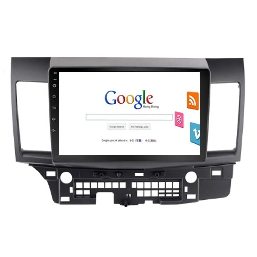 1" 2din Android 8,1 GO автомобильный dvd-плеер для Mitsubishi Lancer 2008 2009 2010- автомобильный Радио gps навигация wifi плеер