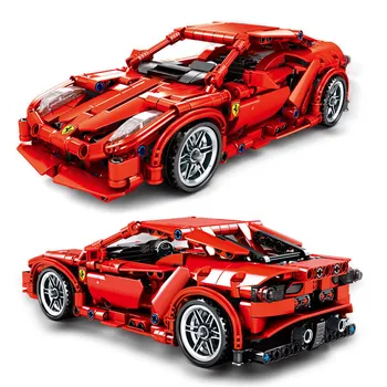 

sembo technic series super racing car building blocks Enzo bricks Ferraried simulation model cars toys for children gifts