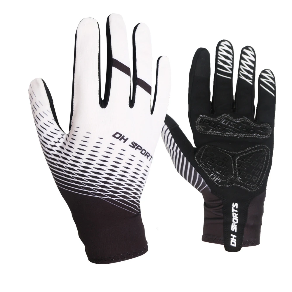 QTST01W Осенние велосипедные перчатки на полный палец guantes ciclismo Гелевые перчатки для мотоцикла зимние перчатки для горного велосипеда велосипедные перчатки - Цвет: QTST01W