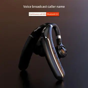 

FC1 1Pc Business Unilateral Wireless Bluetooth 5.0 Earphone Ear Hook Ergonomic Handsfree Call Headphone Comfortable To Wear