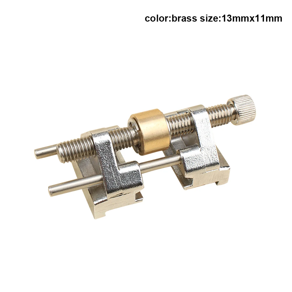 brass-13x11mm Нержавеющая сталь/латунь боковой зажим фиксированный угол хонингования руководство для дерева долото строгальный станок края заточки AC889 - Цвет: brass-13x11mm