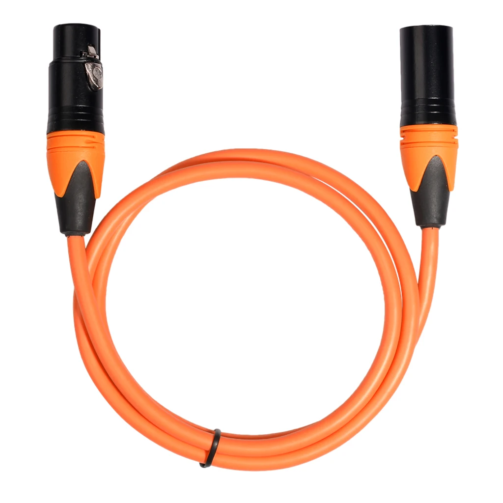 XLR M To XLR F 3 Pin Better Contacts Balanced Microphone Audio Cable 6 Colors 6 Ft