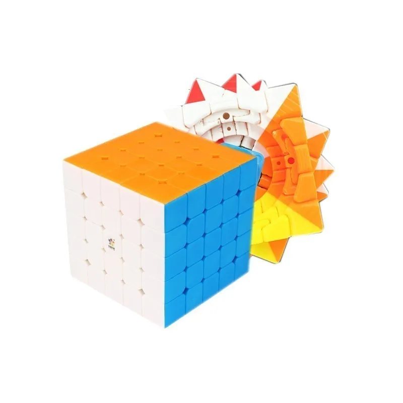 Yuxin Магнитный куб 5x5x5 Cubo Magico Stickeless 5x5x5 M Волшебный куб 5x5 M Stickerless Magico Профессиональный кубик 5X5 детская игрушка