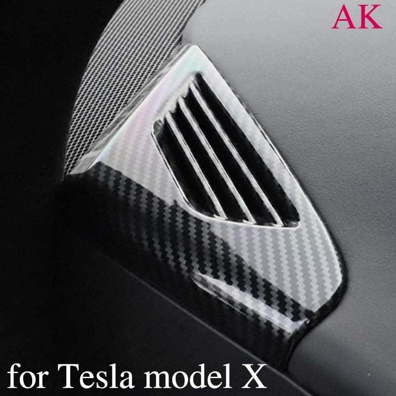 Подходит для приборной панели Tesla model x украшение воздуховыпускного отверстия