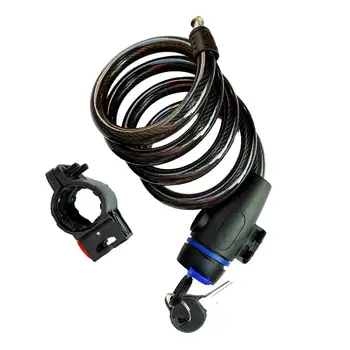 

Universal Anti-Theft MTB Bicycle Lock Stainless Steel Cable Coil For Castle Motorcycle Cycle Bike Security Lock