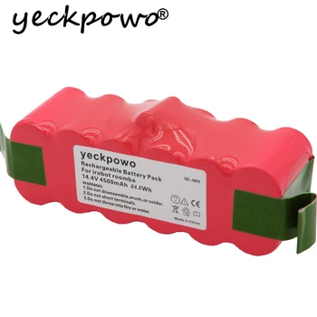 

real capacity vacuum cleaner battery for irobot roomba batteries 14.4v SC batteries SubC battery pack 4500mah moscow fast ship