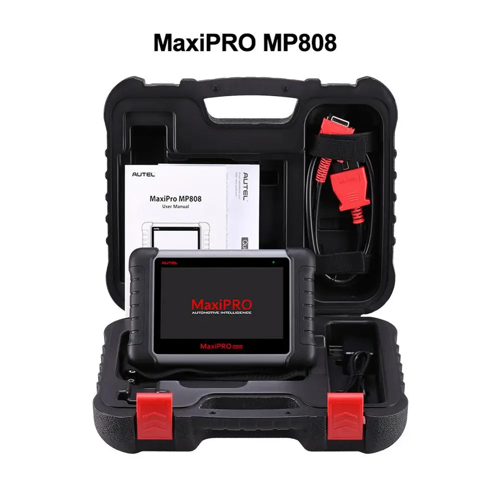 Autel MaxiPRO MP808 OBD2 сканер диагностический инструмент MaxiDAS DS808 сканирующий инструмент OE-Level автомобильный автовин ключ кодирования испытания на приведение в действие - Цвет: MP808 Scanner