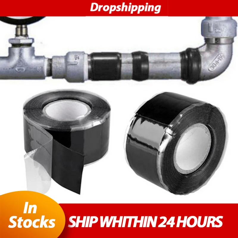 Super Strong Fiber Waterproof Tape Stop Leaks Seal Repair Tape Performance Self Fix Tape