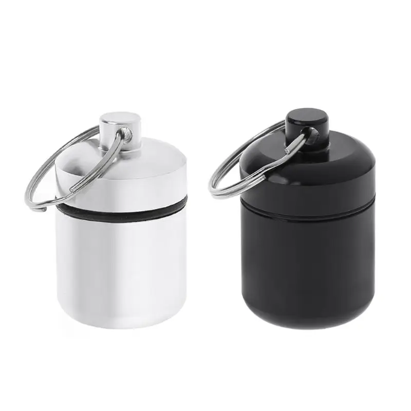 

Mini Portable Aluminium Alloy Pill Box Carrying Bottle Case Noise Canceling Hearing Protection Earbuds Earplugs