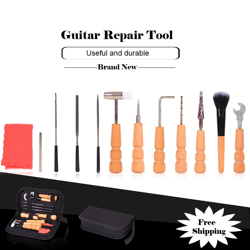 Набор инструментов для ремонта гитары ремонтный набор линейка наматывания гаек