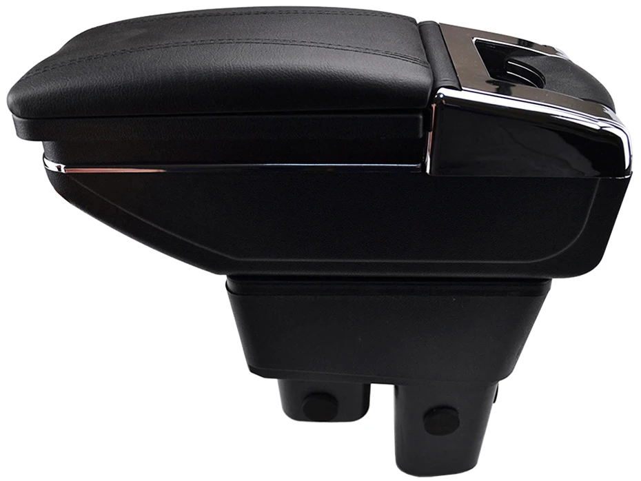 XUKEY для Honda Fit Jazz 2009-2013 кожаный центральный 2010 2011 2012 центральная консоль черный подлокотник коробка