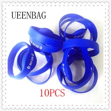 13,56 МГц MF 1K S50 F08 NFC метки ISO14443A силиконовый браслет NFC Браслет Печатный ремешок с RFID для пуска двигателя карты 10 шт./партия только чтение