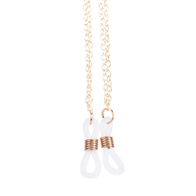Очки, цепь из сплава, для солнцезащитных очков, для мужчин и женщин, анти-потеря, украшение, Висячие аксессуары для шеи, силикагель, регулируемый