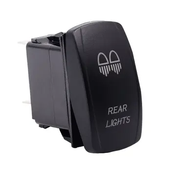 

Car Rv Ship Yacht Refit Switch Boat Shape Rocker Switch Tail Light Switch Fog Light Switch Auto Parts