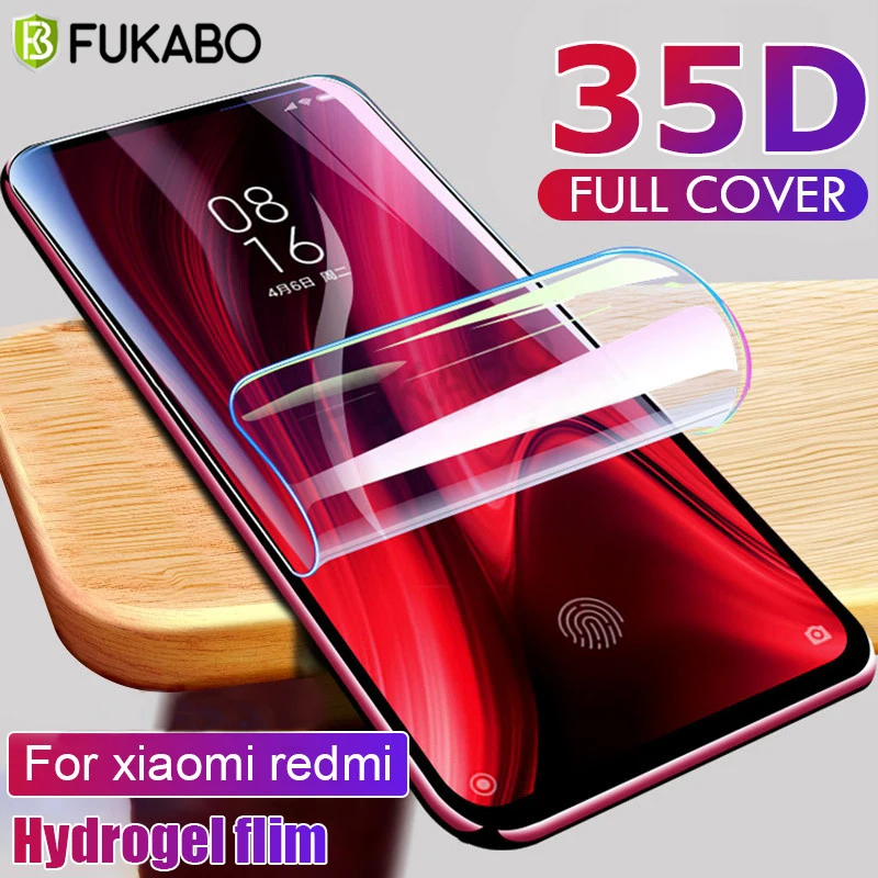 

35D Screen Protector Hydrogel Film For Xiaomi Redmi note 8 7 6 5 Pro Protective Film For Redmi 8A 7A 4X K30 K20 Pro Not Glass