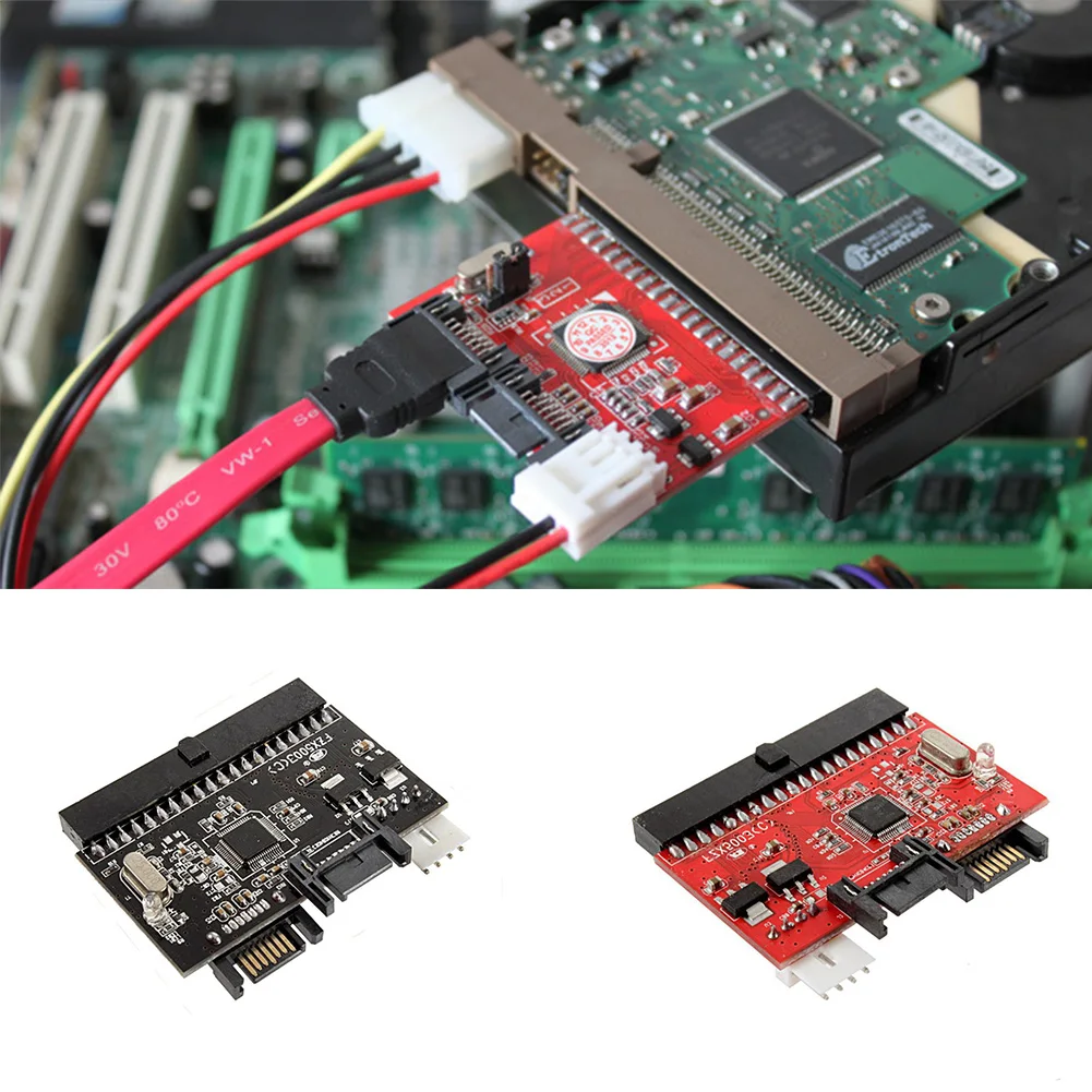 IDE для SATA конвертер двойной 2 SATA HDD жесткий диск в конвертер адаптеров IDE вал трансмиссии и адаптеры#902
