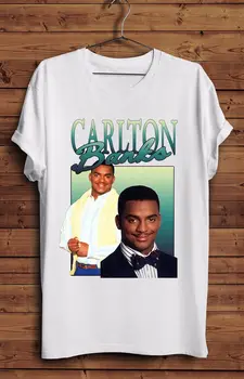 

Carlton Banks T Shirt The Fresh Prince Bel Air 90s Homage Willl Smith Vintage Tee Shirt Hipster Harajuku Brand Clothing T-Shirt