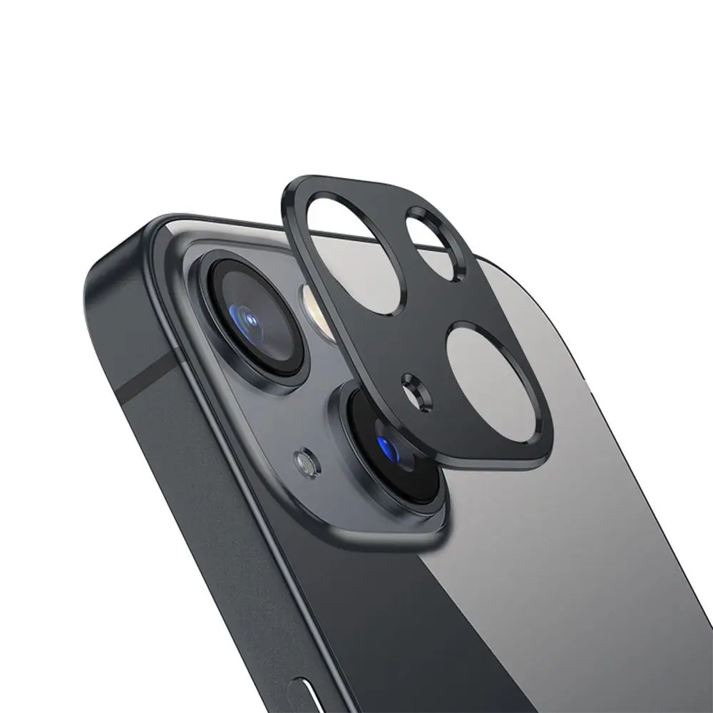 smartphone camera lens 1Pc Creative Metal Alloy Lens Cover Protective Case Back Camera Protector Ring Films Accessories For iPhone 13 Pro Max Mini best zoom lens for mobile Lenses