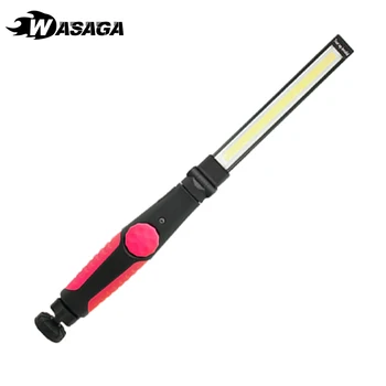 

COB LED Flashlight Portable USB Rechargeable Working Light Magnetic Torch Lanterna Hanging Hook Lamp for Outdoor Camping