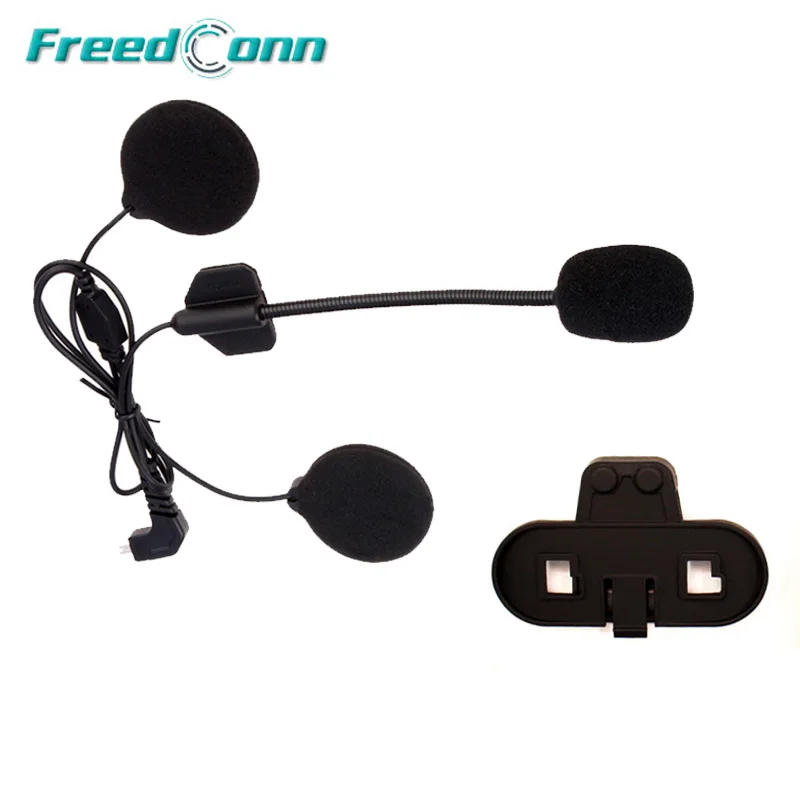 Free Shipping! Freedconn Motorcycle T-COM Bluetooth Helmet Interphone Microphone/Headphone Headset + Clip Mount | Автомобили и