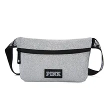 Новая розовая поясная сумка, спортивные сумочки с блестками и блестками, спортивная сумка heuptas, женская пляжная сумка, сумка для фитнеса с карманами, пояс, P-20