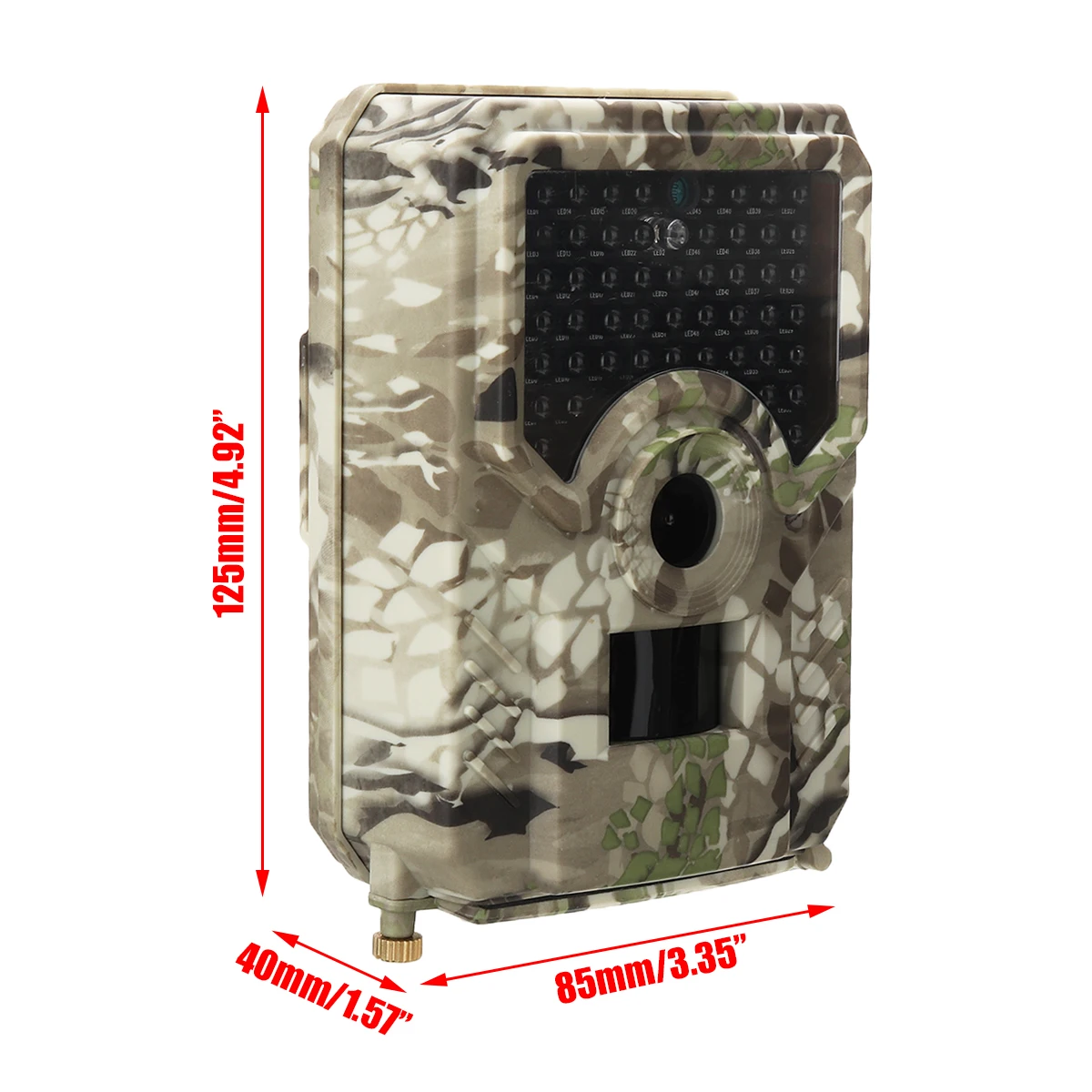 ABS 1080P 12MP уличная охотничья камера IP56 Водонепроницаемая Дикая камера 49 инфракрасных светодиодов с ночным видением, уличная камера для охоты с животными
